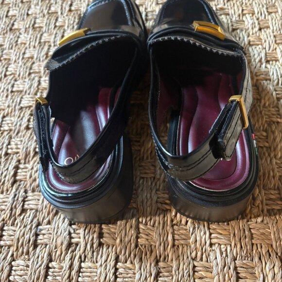 Franco Sarto Women's Gianna Slingback Loafers in Black - Picture 6 of 8